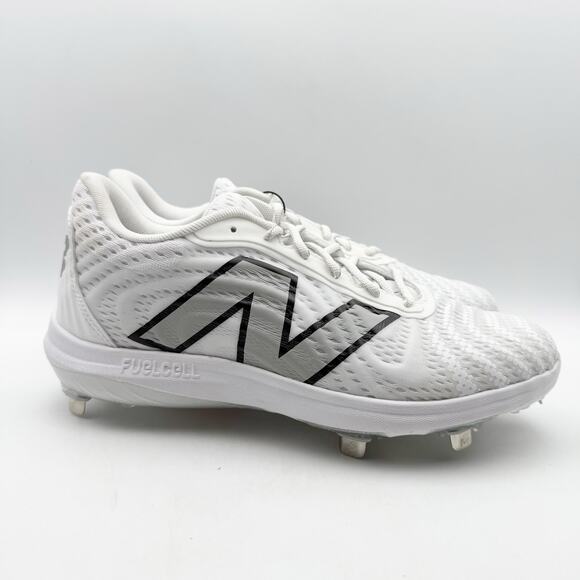 New Balance MENS 11.5 FuelCell 4040v7 Metal Cleats White Black Baseball NWOB main image 5